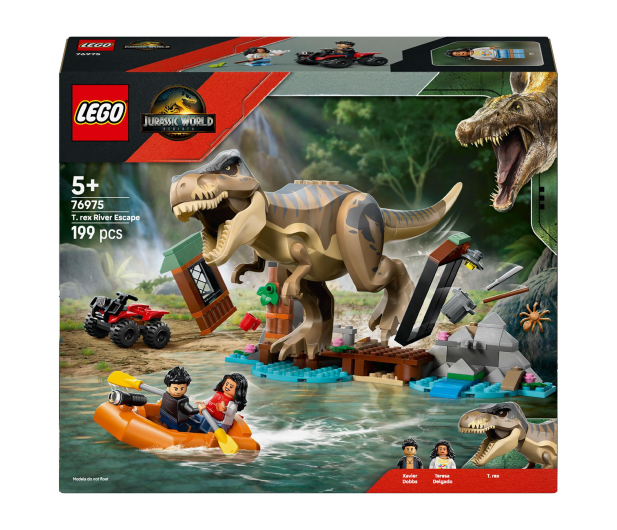 LEGO Jurassic World 76975 Ucieczka rzeką przed tyranozaurem - 1331736 - zdjęcie